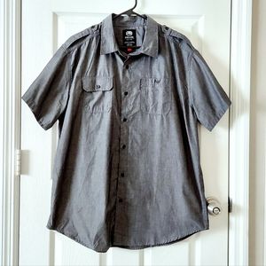 Ecko Unlimited Chambray Button Down Shirt